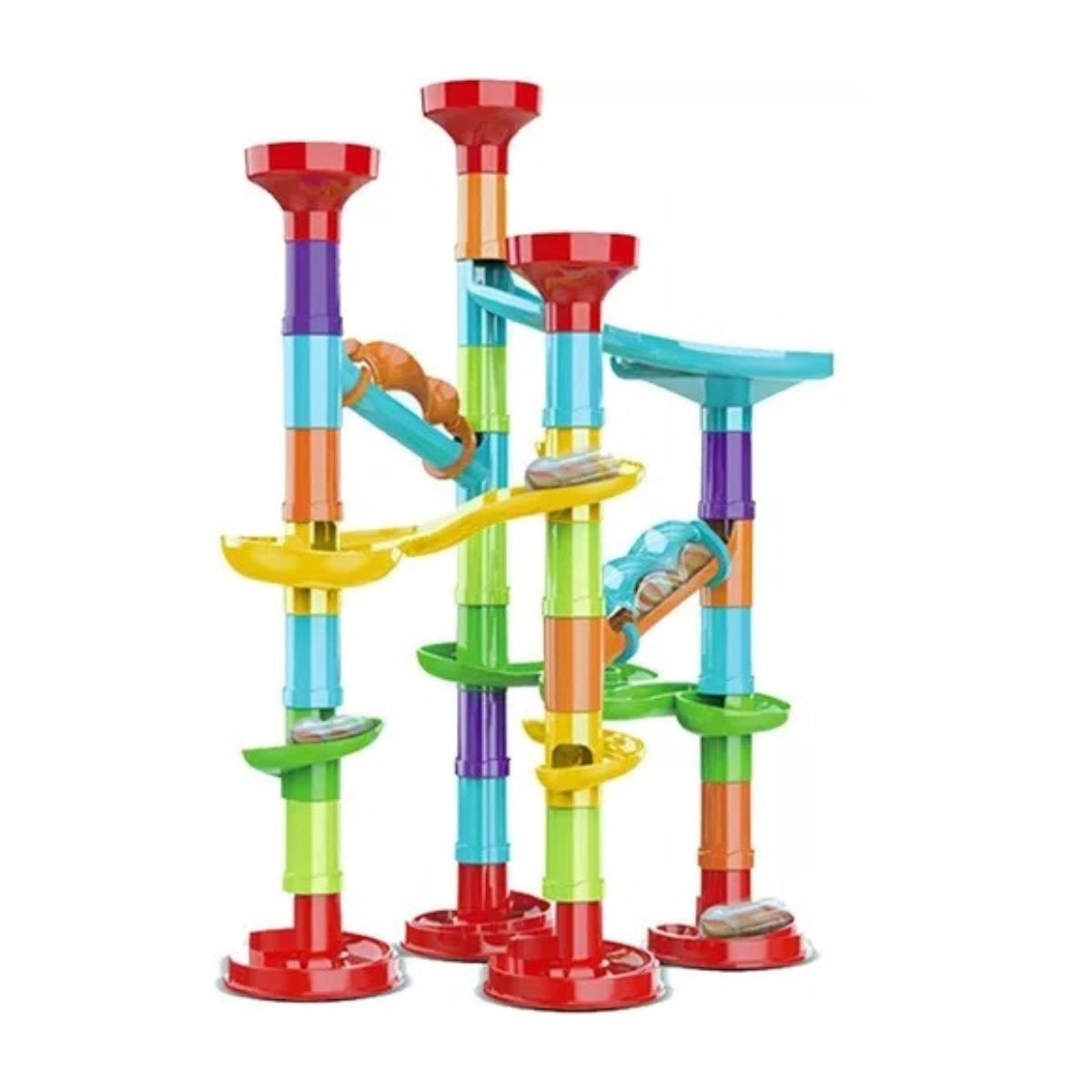 Pista De Corrida Labirinto Rola Bola 50 Peças - Ark Toys Pista De Corrida Labirinto Rola Bola 50 Peças - Ark Toys